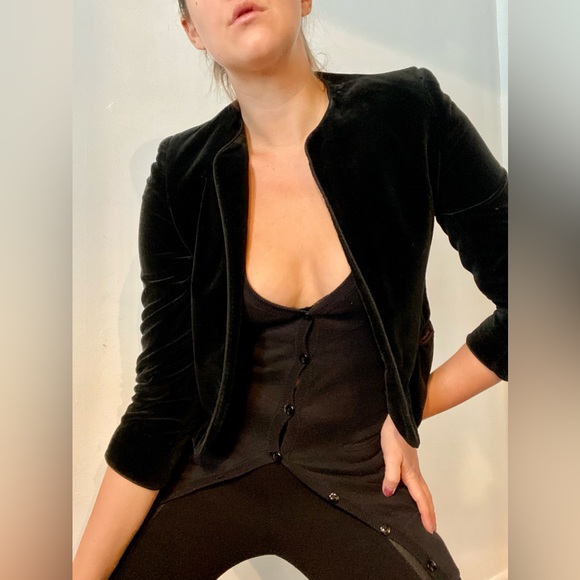 Vintage Velvet Blazer. - Picture 8 of 13